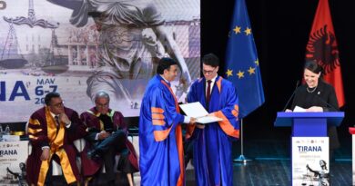 Universiteti Mesdhetar i akordon titullin “Doctor Honoris Causa” studiuesit të së drejtës Andi Hoxhaj