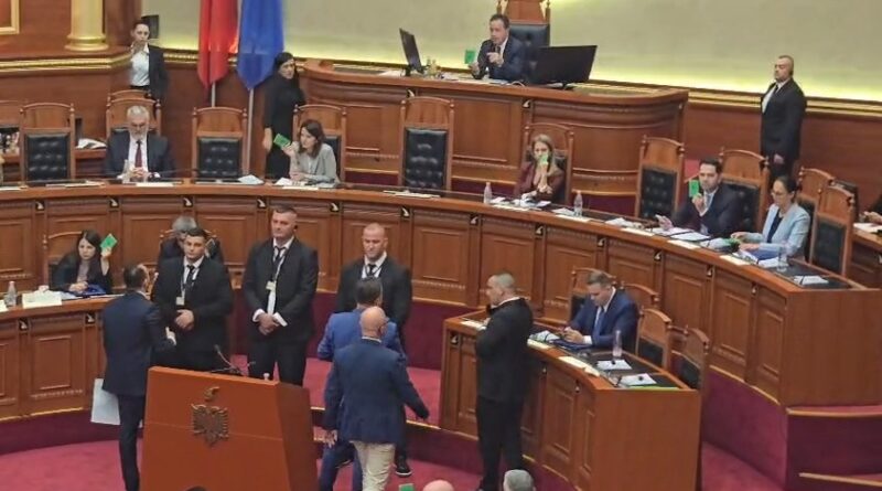 Kuvend/ Amnistia penale, votimi i rendit të ditës shtyhet në orën 18:30 Kuvend/ Amnistia penale, votimi i rendit të ditës shtyhet në orën 18:30