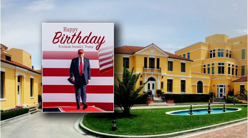 Ambasada Amerikane në Tiranë uron Donald Trump për ditëlindje: Një patriot i palodhur që lufton çdo ditë për vendin që do Ambasada Amerikane në Tiranë uron Donald Trump për ditëlindje: Një patriot i palodhur që lufton çdo ditë për vendin që do