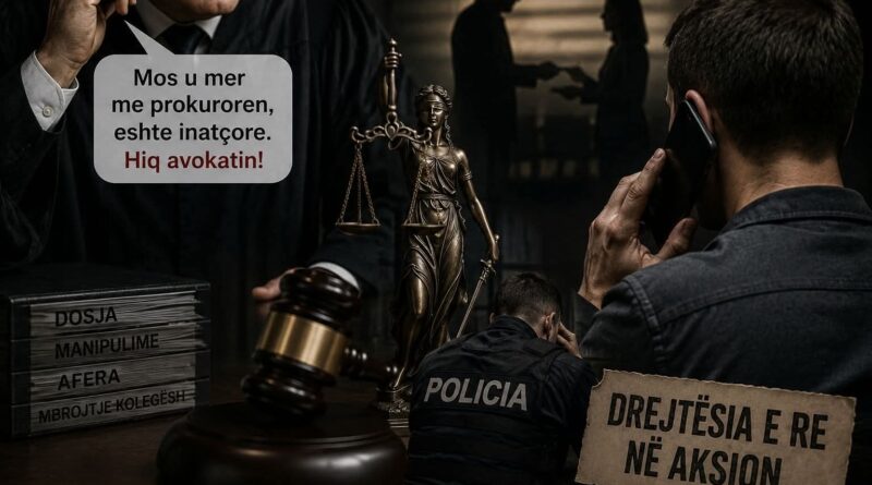 Nga Av. Arben Llangozi: Drejtësia e re në aksion/Gjyqtari mbron prokuroren, kërcënon me hakmarrje dhe kërkon heqjen e avokatit Nga Av. Arben Llangozi: Drejtësia e re në aksion/Gjyqtari mbron prokuroren, kërcënon me hakmarrje dhe kërkon heqjen e avokatit