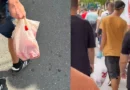 Me qese me vezë e domate, protestuesit marshojnë drejt Komisariatit nr.1