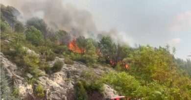 Zjarri që zuri qytetin në “çark”…!