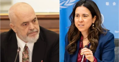 Rama mbështet kandidaturën e Lana Nusseibeh për kreun e OKB-së: Pas kaq shumë burrave në krye, s’mund të mendoj për një shpresë më të mirë se një grua e këtij kalibri Rama mbështet kandidaturën e Lana Nusseibeh për kreun e OKB-së: Pas kaq shumë burrave në krye, s’mund të mendoj për një shpresë më të mirë se një grua e këtij kalibri