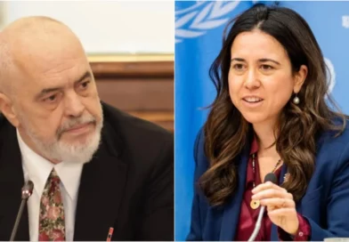 Rama mbështet kandidaturën e Lana Nusseibeh për kreun e OKB-së: Pas kaq shumë burrave në krye, s’mund të mendoj për një shpresë më të mirë se një grua e këtij kalibri Rama mbështet kandidaturën e Lana Nusseibeh për kreun e OKB-së: Pas kaq shumë burrave në krye, s’mund të mendoj për një shpresë më të mirë se një grua e këtij kalibri